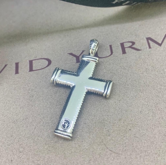 David Yurman Cross Amulet - Picture 2 of 4